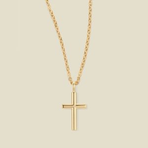 Rounded Cross Necklace