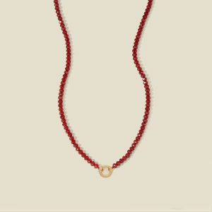 Gemstone Charm Necklace