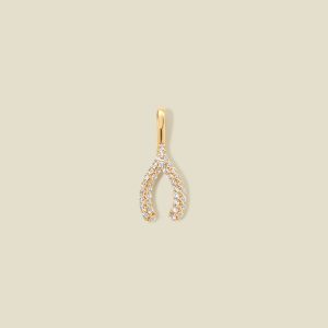 Wishbone Charm