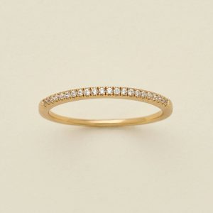 April Birthstone Stacking Ring