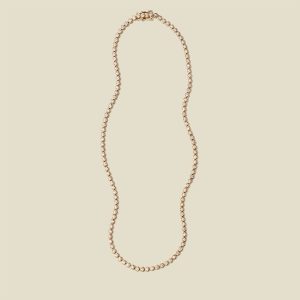 CZ Poppy Tennis Necklace