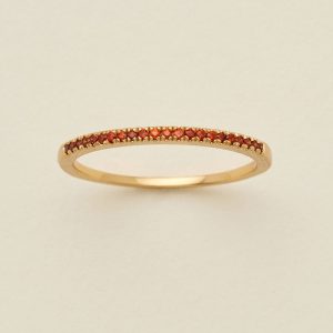 January Birthstone Stacking Ring